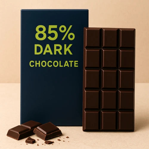טבלת שוקולד מריר 85 אחוז קקאו - 100 גרם