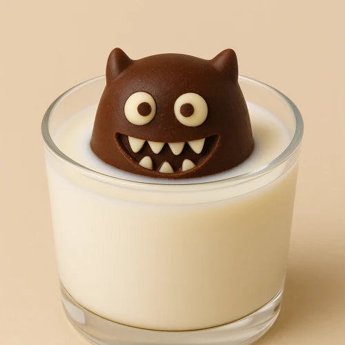 מפלצת שוקו – בובת שוקולד קסומה לחוויית שתייה מתוקה