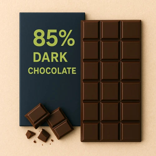 טבלת שוקולד מריר 85 אחוז קקאו – 150 גרם